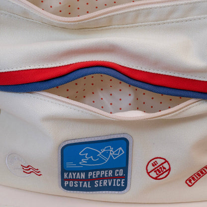 Kayan Pepper Co. - Kayan Postal Service Shoulder Bag - Cream White
