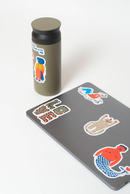 Egg Press Manufacturing - Vinyl Sticker - Book Lover Reader