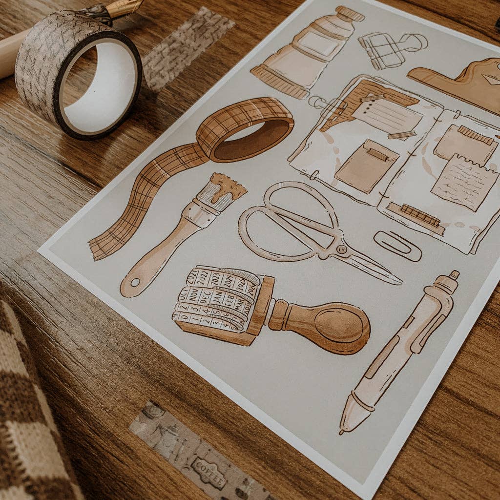 Savannah Scribbles Shop - Art Print - Stationery Items