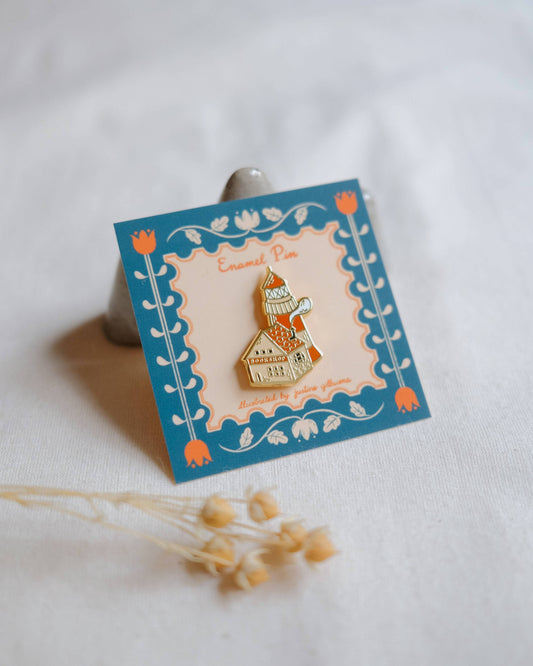 Justine Gilbuena - Enamel Pin - Lighthouse Bookshop