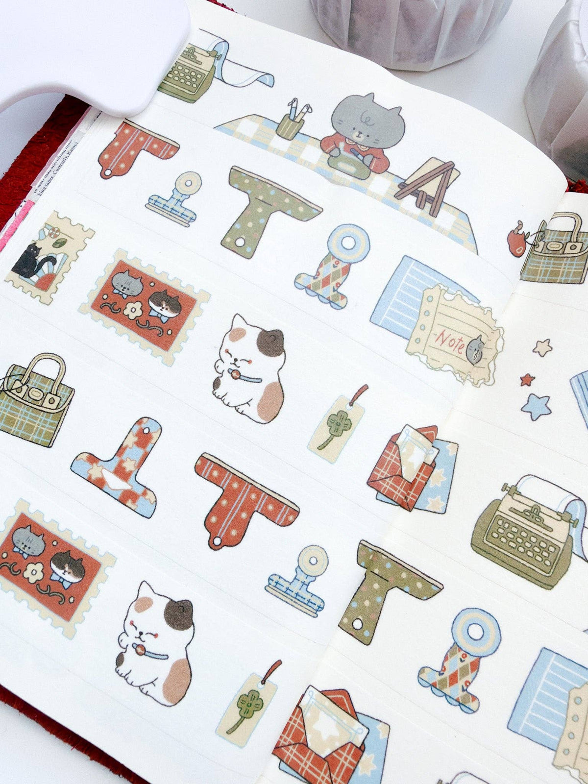 Kuboandlucy x Idiot Sandwich Washi Tape - My Journal Sips - Stationery