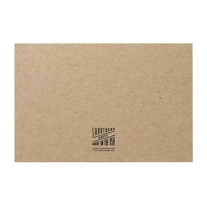 Shorthand Press - Weekly Notepad