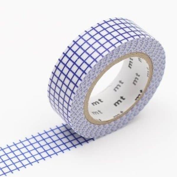mt Washi Tape - Graph Hougan Blueberry