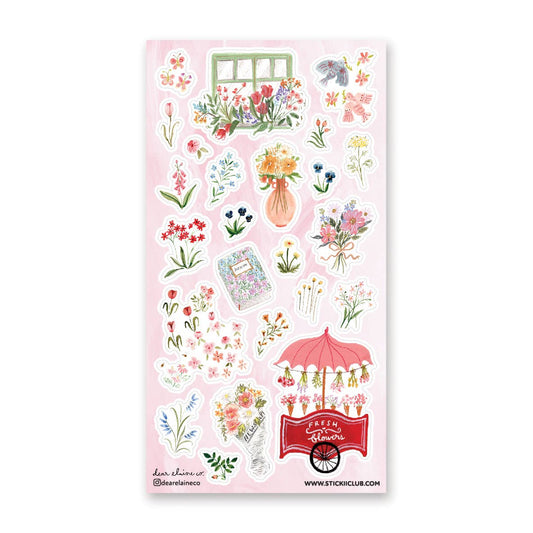 STICKII - Sticker Sheet - Fresh Flowers