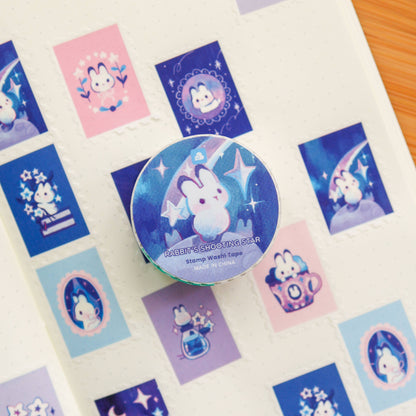 Thousand Skies - Stamp Washi Tape - Rabbit's Shooting Star