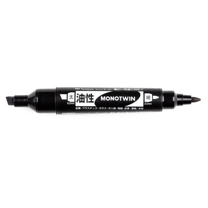 Tombow MONO Twin Bold Permanent Marker - Black