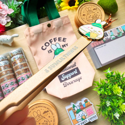 SumLilThings - Enamel Sticker Tweezer - Lil' Coffee Run (Fine Point)