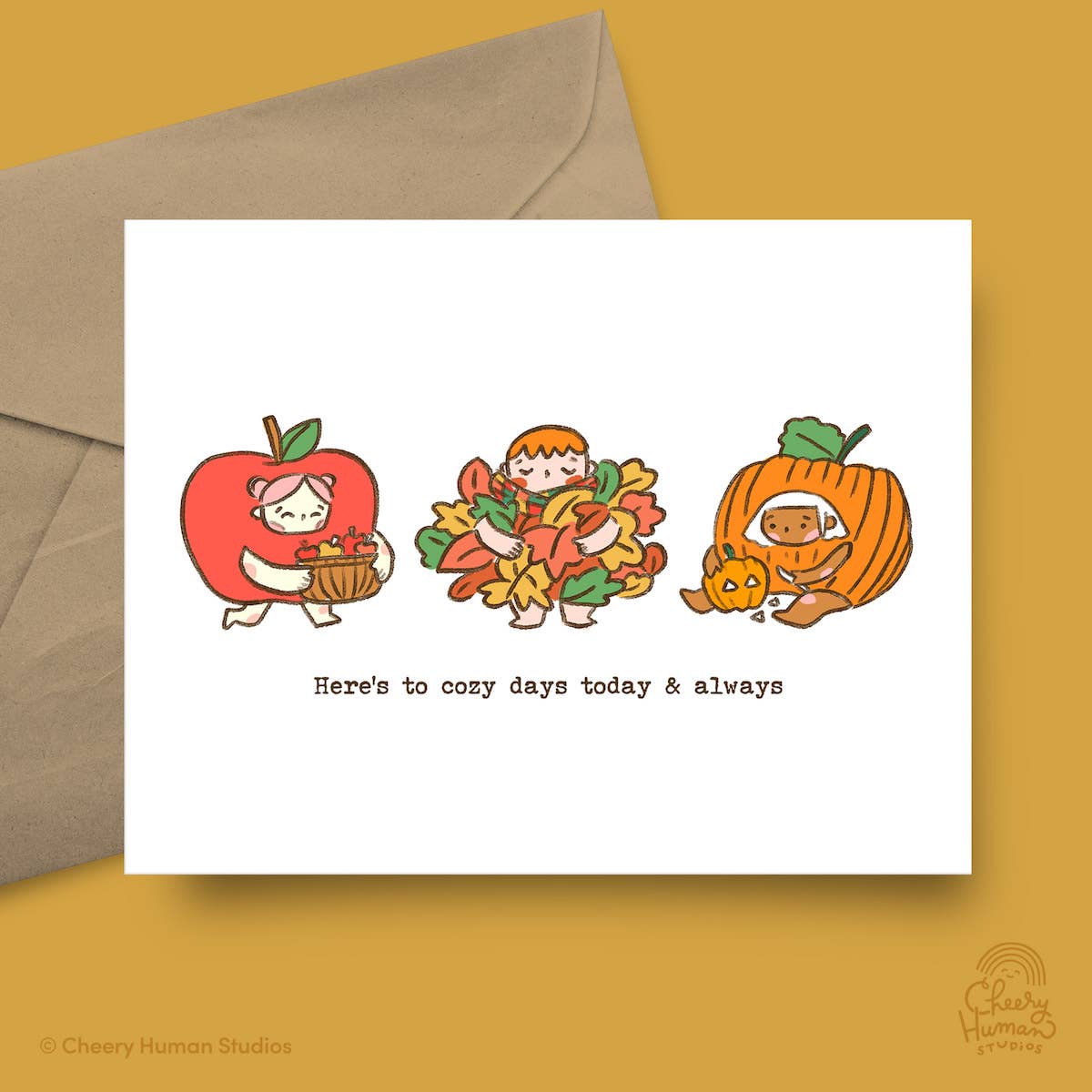 Cheery Human Studios - Greeting Card - Cozy Days Today & Always