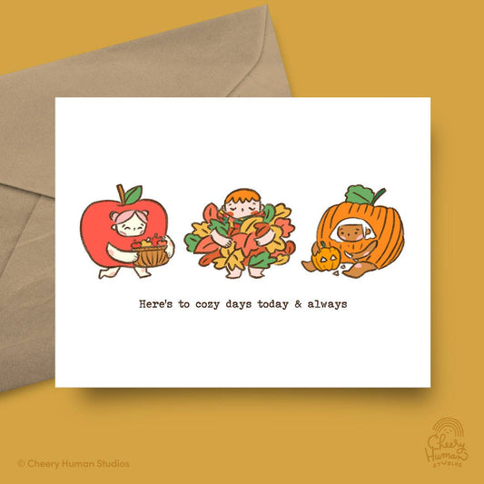 Cheery Human Studios - Greeting Card - Cozy Days Today & Always