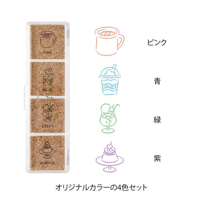 Midori Yuru Log Paintable Pre-Inked Stamp