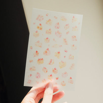 mikan manta - Sticker Sheet - Cakes