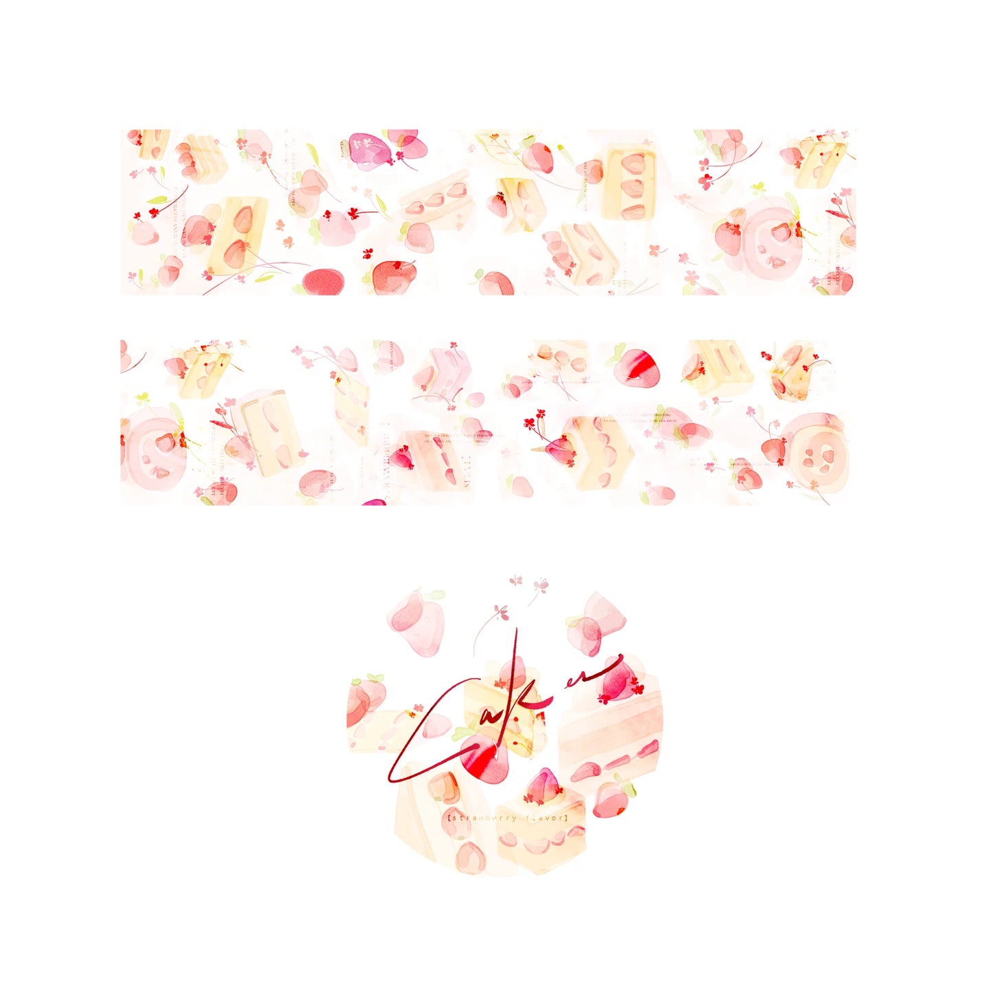 mikan manta - Washi Tape - Cakes