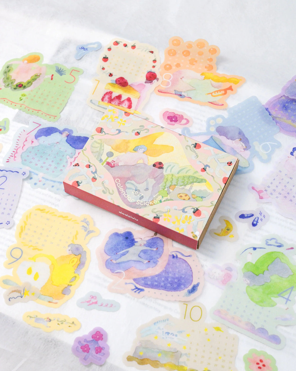 dodolulu - 2027 Calendar Sticker Set