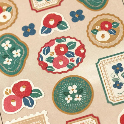NB Large Sticker Sheet - Wanowa Series - Camellia