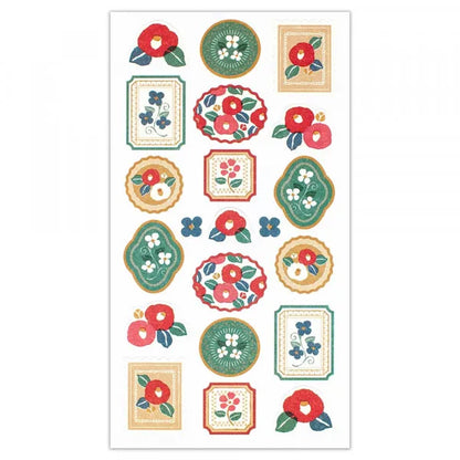 NB Large Sticker Sheet - Wanowa Series - Camellia