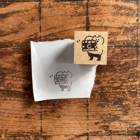 Spica Garden Wood Stamp - muu-chan Series - Camera