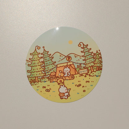 Mt. Fo’rest × 2jingis2jing - Foil Sticker: Temporary Location