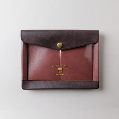 WHOSMiNG Multi-Purpose Pouch - Travel & Coffee - Caramel