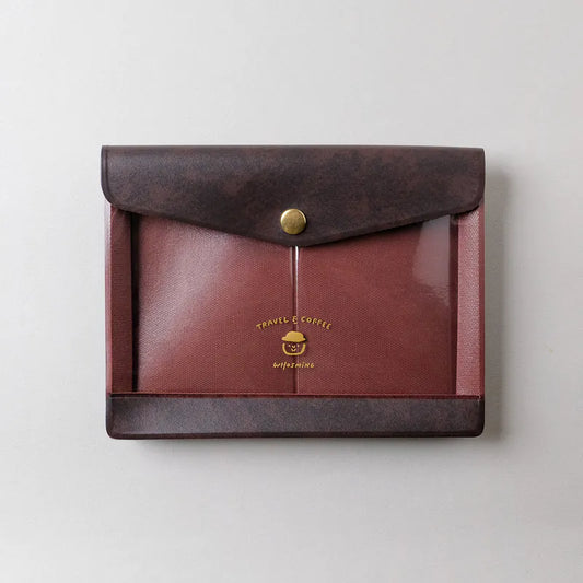 WHOSMiNG Multi-Purpose Pouch - Travel & Coffee - Caramel