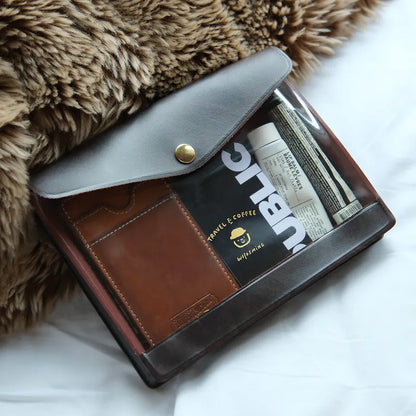 WHOSMiNG Multi-Purpose Pouch - Travel & Coffee - Caramel