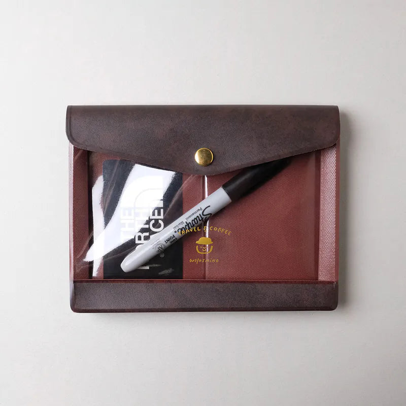 WHOSMiNG Multi-Purpose Pouch - Travel & Coffee - Caramel