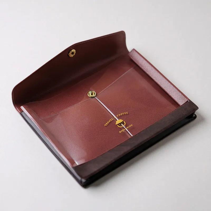 WHOSMiNG Multi-Purpose Pouch - Travel & Coffee - Caramel