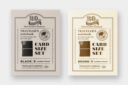 TRAVELER's Notebook - Card Size - 20th Anniversary Set
