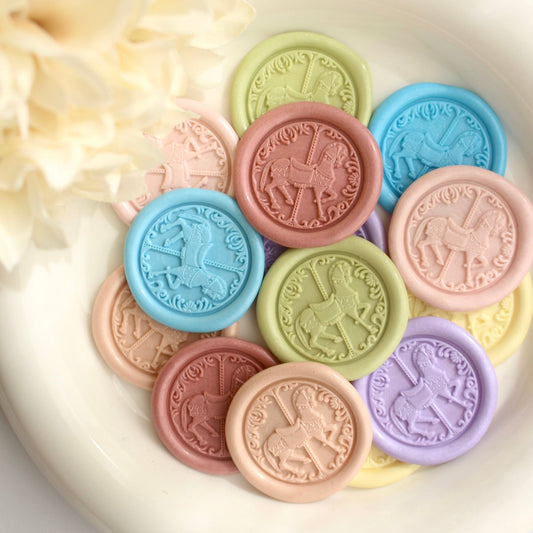 Myrtilles Atelier x Madobe no Meissel - Wax Seal Stamp - Carousel