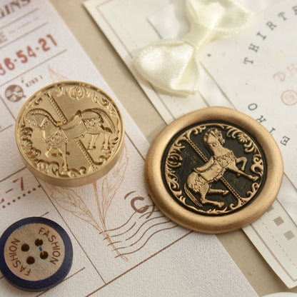 Myrtilles Atelier x Madobe no Meissel - Wax Seal Stamp - Carousel