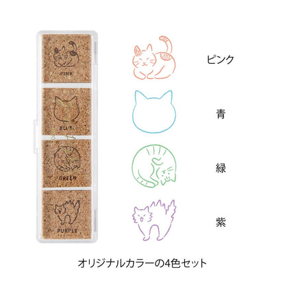 Midori Yuru Log Paintable Pre-Inked Stamp