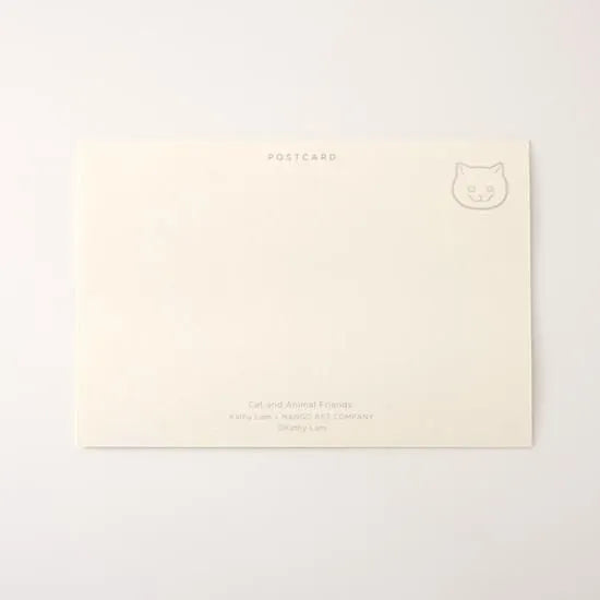 Dawning Crow - Postcard - Cat and Animal Friends