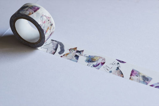 Classiky x Toraneko Bonbon -  Washi Tape - Cat A