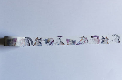 Classiky x Toraneko Bonbon -  Washi Tape - Cat A