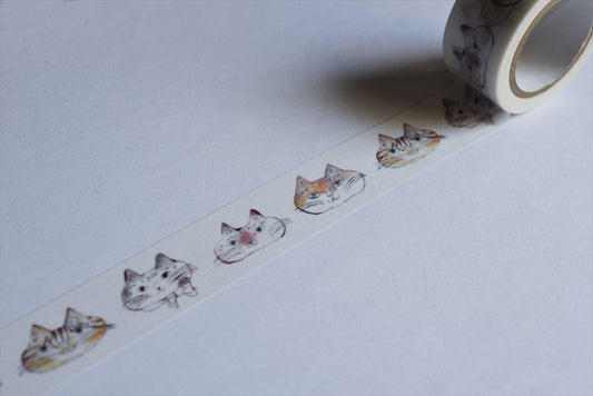 Classiky x Toraneko Bonbon -  Washi Tape - Cat B