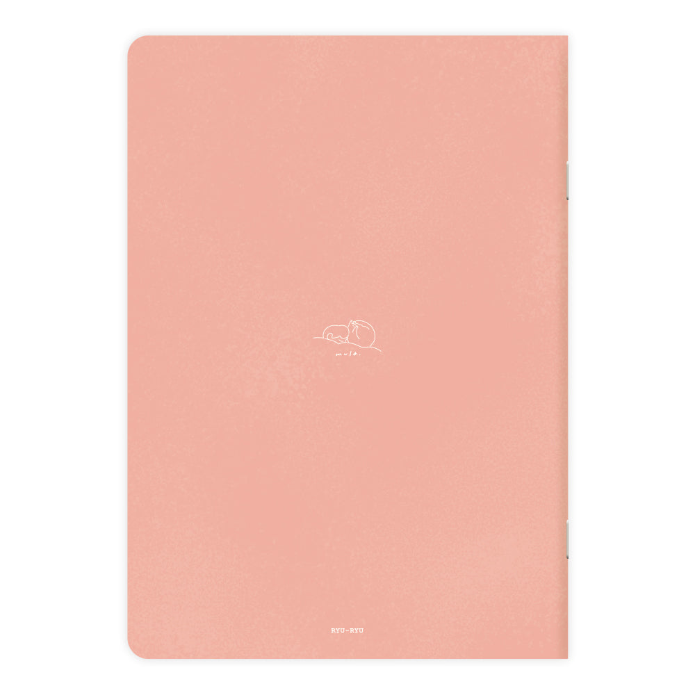 RYU-RYU x mula - A5 Notebook - Cat Cotton Candy Shop