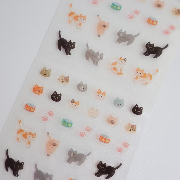 Furukawashiko Choco-Peta Sticker Sheet - Cat
