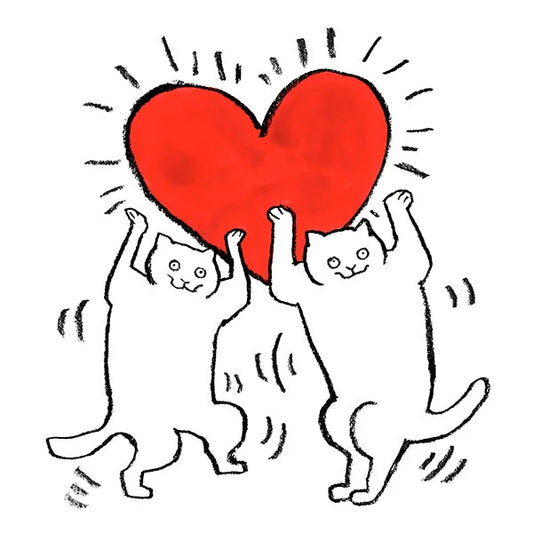 Dawning Crow - 8.5x8.5" Art Print - Cat Heart Dance