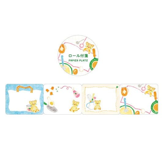 Papier Platz x Nakauchi Waka - Roll Sticky Notes - Cat and Kitchen
