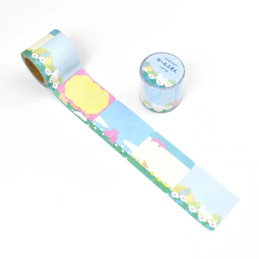 Papier Platz x Kazu Miyashita - Roll Sticky Notes - Cat's Walk