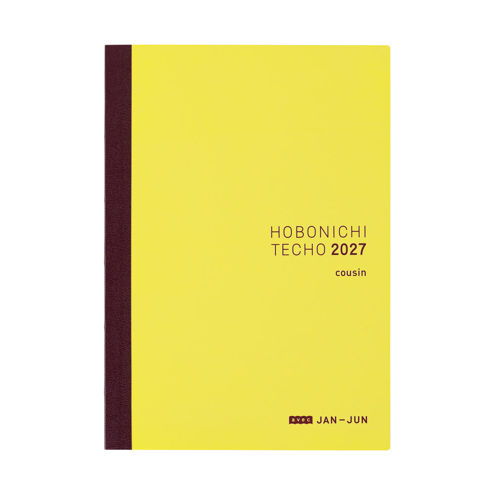 Hobonichi Techo 2027 Japanese Cousin Avec Books - 2 Book Set - A5