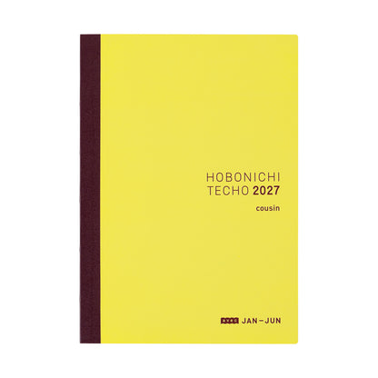 Hobonichi Techo 2027 Japanese Cousin Avec Books - 2 Book Set - A5