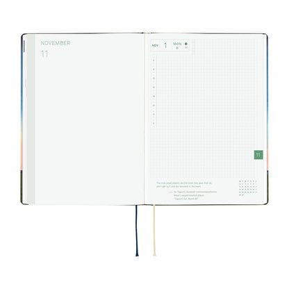 Hobonichi Techo 2027 HON - A5 - Hiroko Kubota: String Telephone Until the Moon is Full