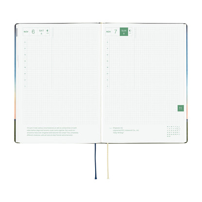 Hobonichi Techo 2027 HON - A5 - Hiroko Kubota: String Telephone Until the Moon is Full