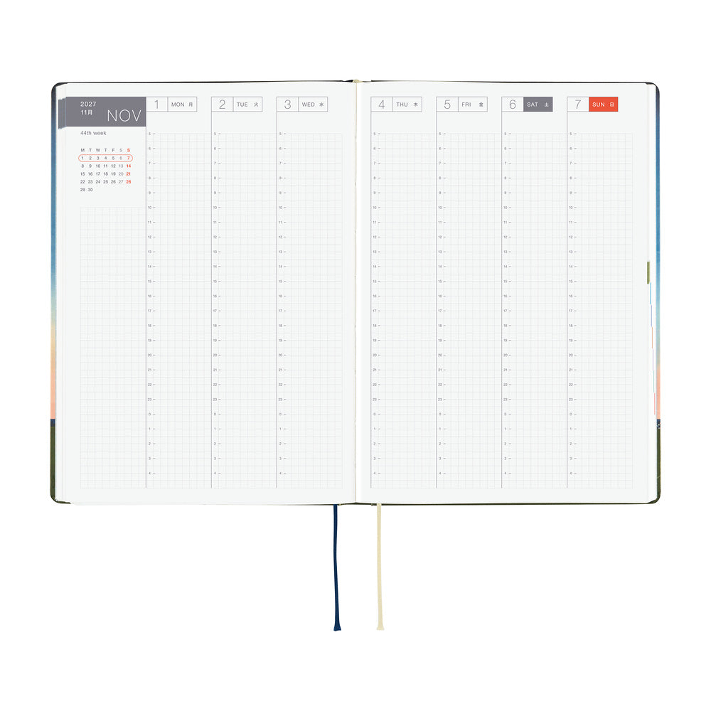 Hobonichi Techo 2027 HON - A5 - Hiroko Kubota: String Telephone Until the Moon is Full