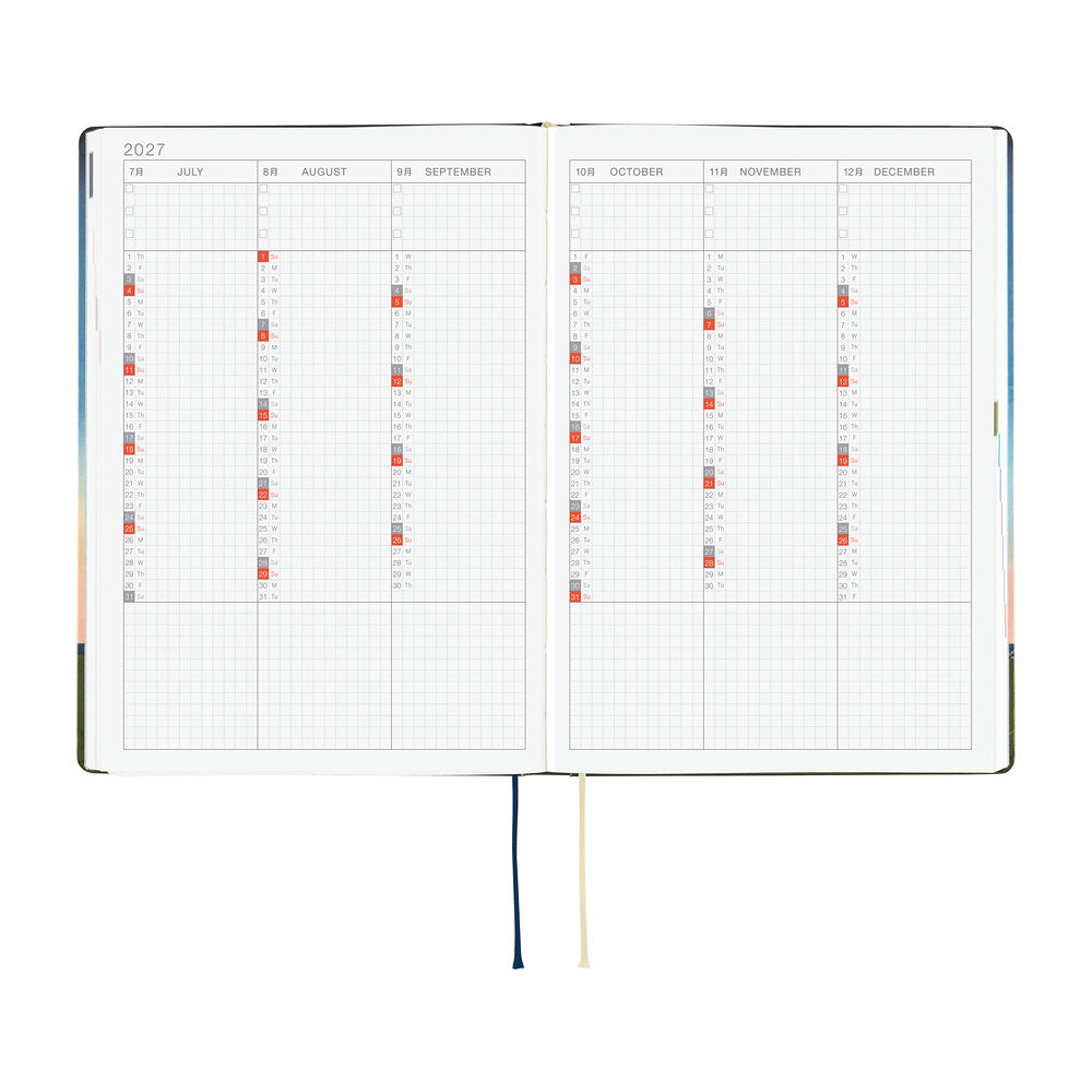 Hobonichi Techo 2027 HON - A5 - Hiroko Kubota: String Telephone Until the Moon is Full