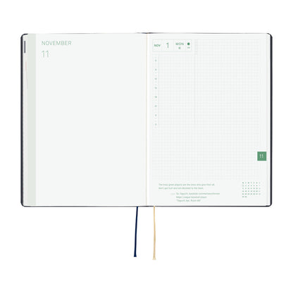 Hobonichi Techo 2027 HON - A5 - Slash (Navy)