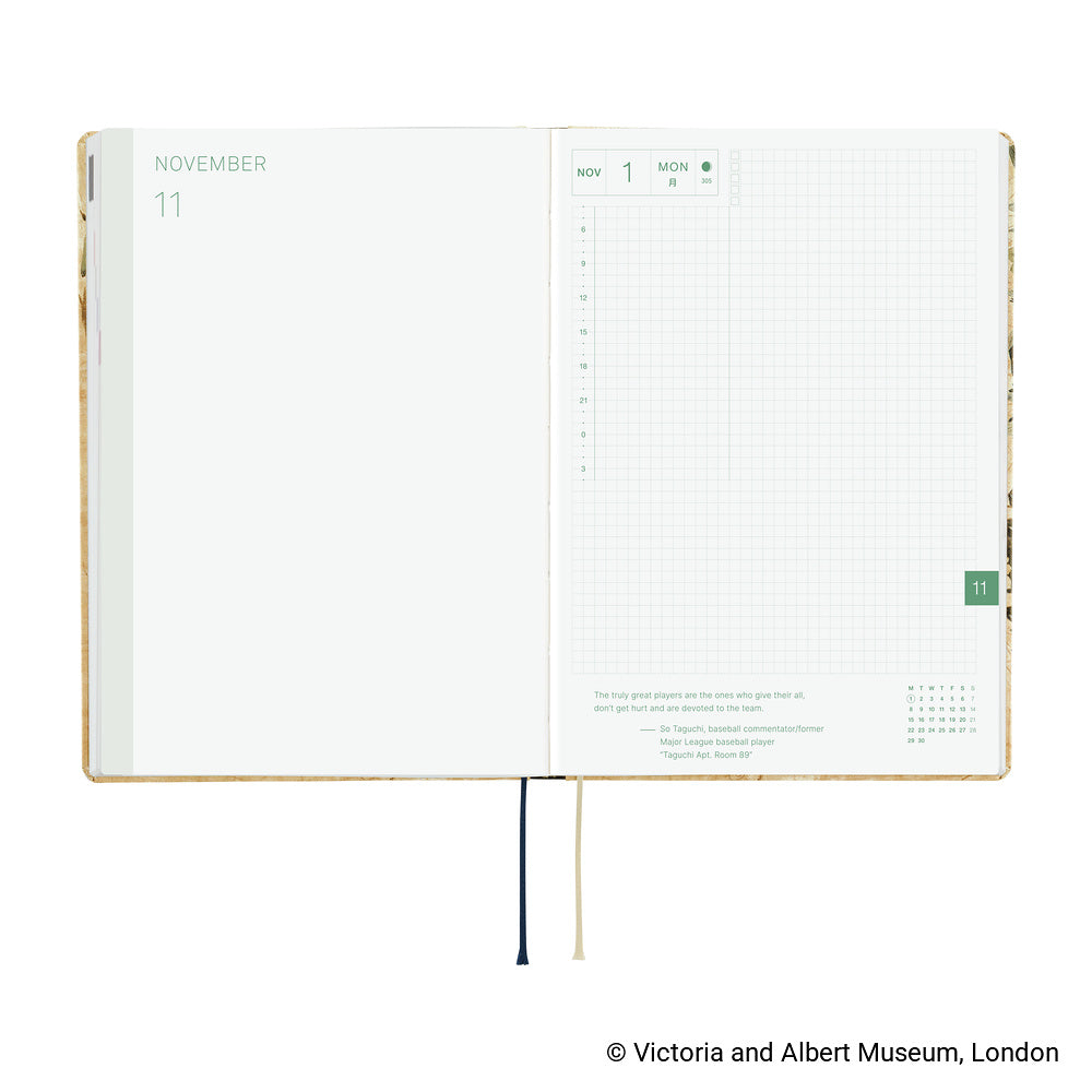 Hobonichi Techo 2027 HON - A5 - V&A Series: Vine