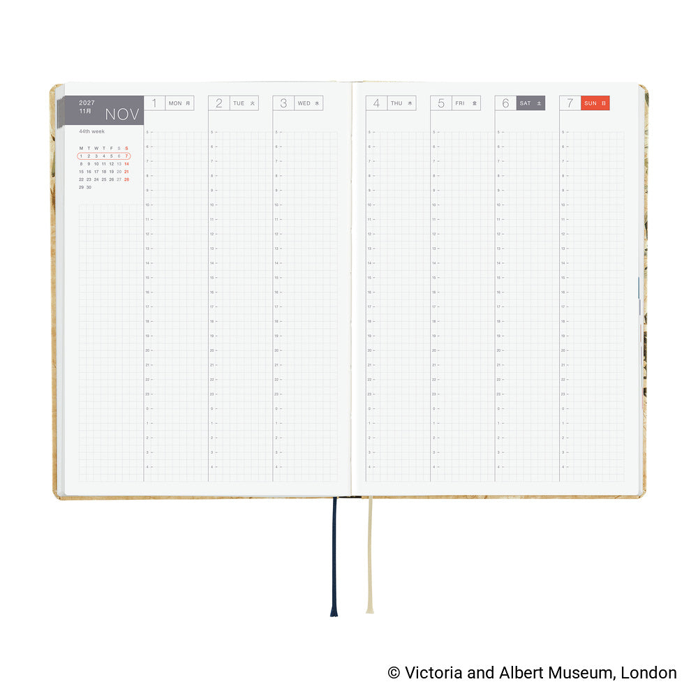 Hobonichi Techo 2027 HON - A5 - V&A Series: Vine