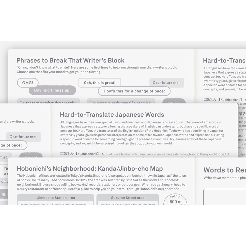 Hobonichi Techo 2027 English Cousin Book - A5