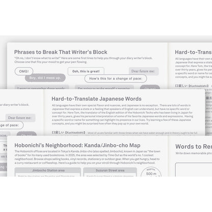 Hobonichi Techo 2027 English Cousin Book - A5